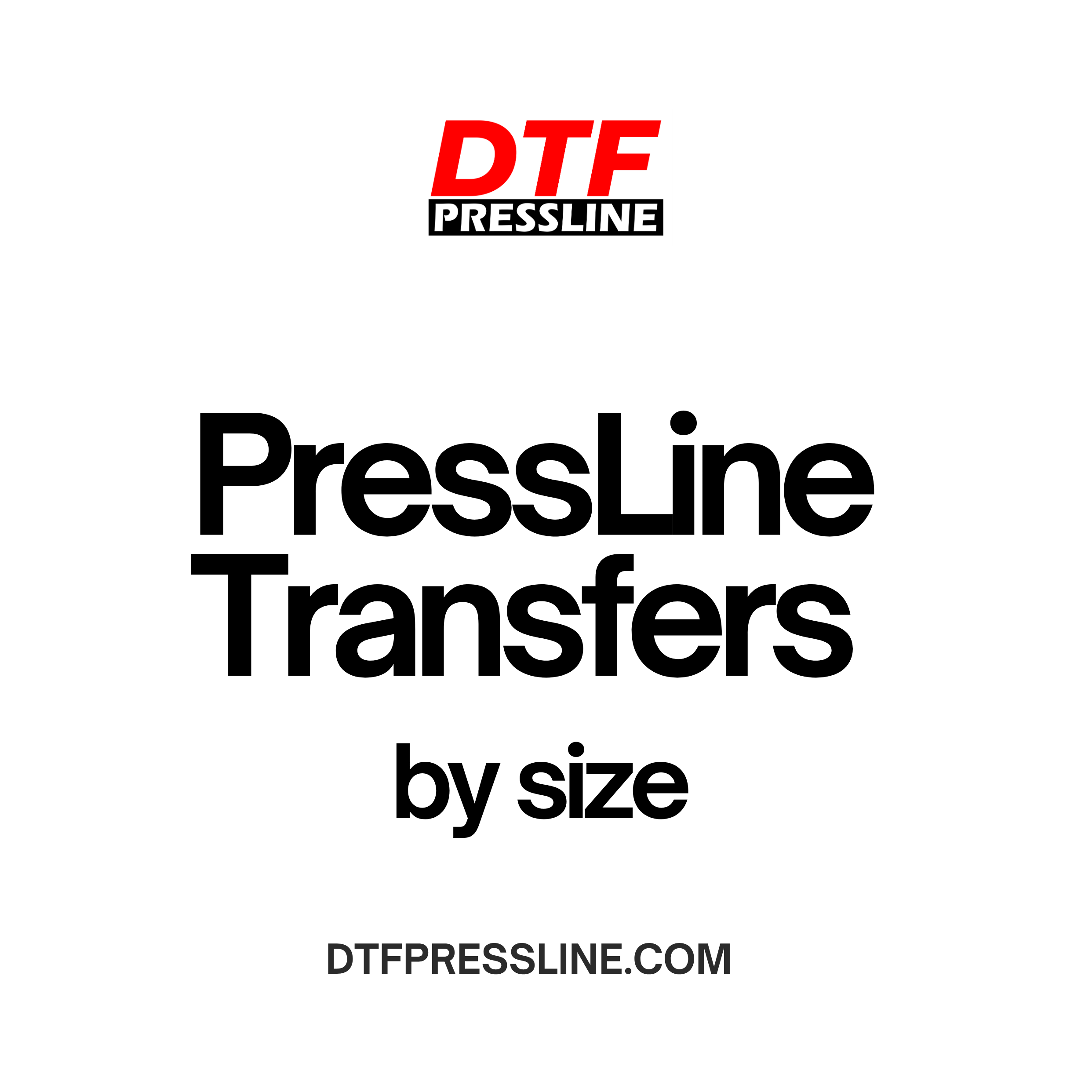 DTF Gang Sheet By Size