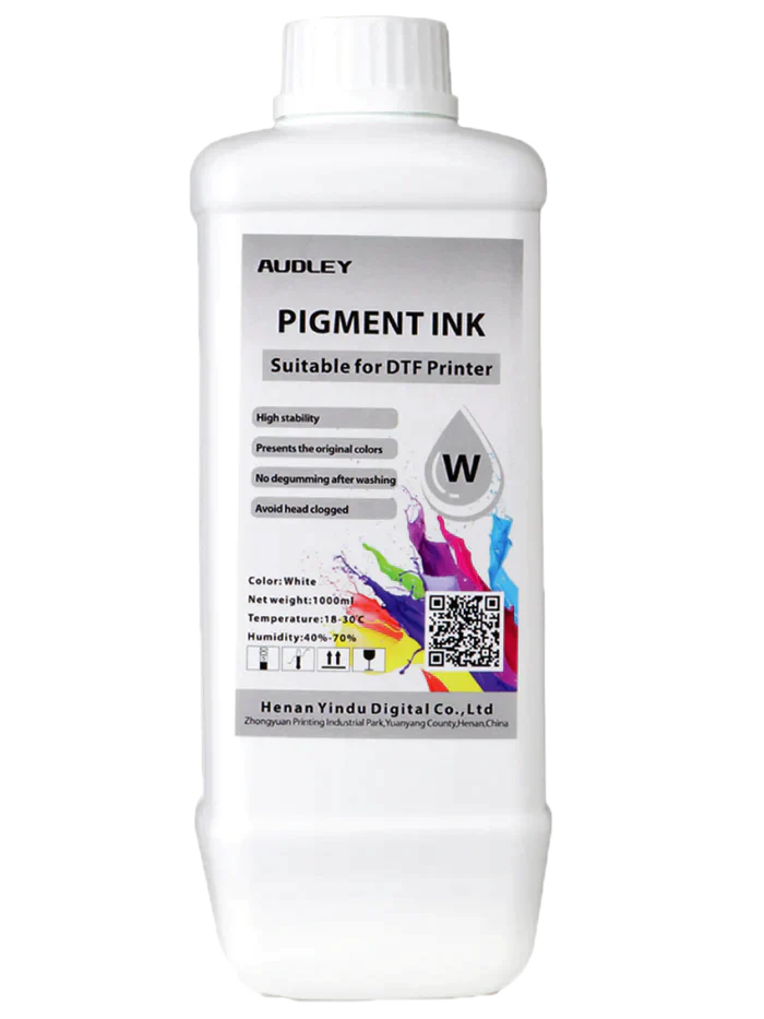 Audley 1000ml Budget-Friendly DTF Ink - Affordable Pigment Ink for Reliable, Vibrant Colors at 80% Usage Efficiency